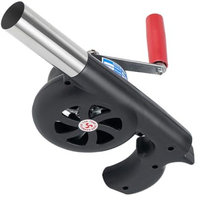 KITANDOVE Souffleur à Manivelle Portable pour Barbecue Outil De Démarrage De Feu pour Camping Et Activités De Plein Air Souffleur à Pratique pour Grillades