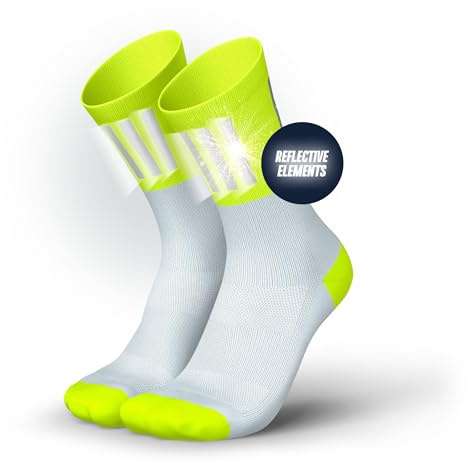 INCYLENCE Laufsocken – Reflektierende Running Socks für Damen & Herren | Unterstützende Kompression, gezielte Polsterung, hohe Atmungsaktivität – ideal für den Winter