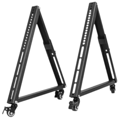 Sharplace Soporte para TV Móvil de Baja Altura, Soporte para Suelo para, Carro Rodante para TV con Rueda para LED, Exposiciones, Conferencias, Hogar, 32 Inch to 55 Inch