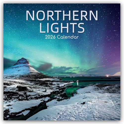 Northern Lights – Nordlicht – Aurora Borealis 2026 – 16-Monatskalender: Original Gifted Stationery-Kalender [Kalender] (Wall-Kalender)