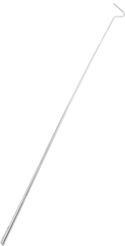 TOBBOMEY Crochet Serpent Rétractable en Acier Inoxydable, Outil Extensible pour Attraper Reptiles, Accessoire Maniable Taille Moyenne Adapté aux Passionnés de Reptiles et Élevage Sécurisé