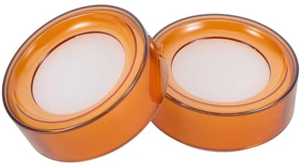 POPETPOP 2 pièces Accessoire Bureau Éponge Humidificateur Doigts pour Compter Outil Pratique pour Classer Documents et Transparent Orange