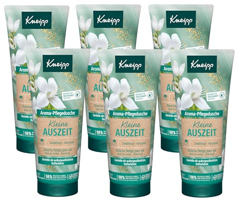 Kneipp Aroma-Pflegedusche Kleine Auszeit - Bewahrt die Feuchtigkeit der Haut - Multipack 6 x 200ml