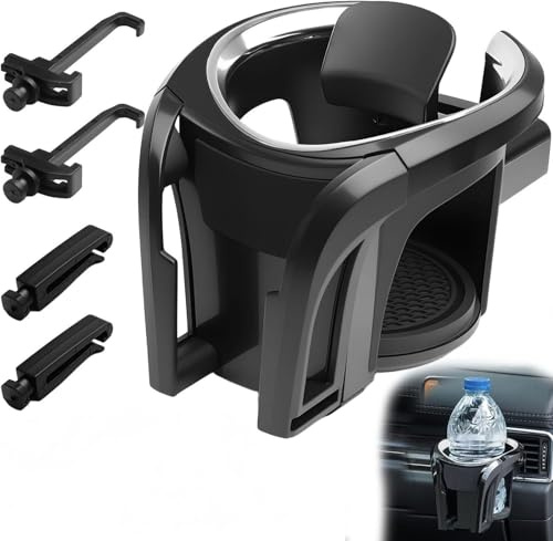 VAPORVERSE Car Cup Holder for BMW 1 Series Cabriolet E88 2008-2013, Air Vent Drink Holders for Cars Adjustable Car Cup Holder Car Cup Holder Expander