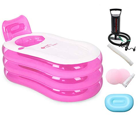 ZCX Bambini gonfiabili Vasca idromassaggio for Adulti idromassaggio Adulto del Grande casa Spesso Semplice Pieghevole Gonfiabile Vasca da Bagno Barrel Piscine gonfiabili
