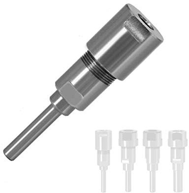 KATSU Router Bit Prolunga Mandrino per Pinza Adattatore 8mm a 8mm per Lavorazione del Legno Fresatura Incisione Rifilatrica Utensile per Tornio CNC 133394