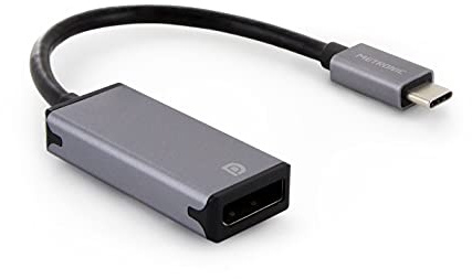 Metronic 395294 Adaptateur USB C mâle vers DisplayPort Femelle 4K UHD Compatible DisplayPort Alt Mode