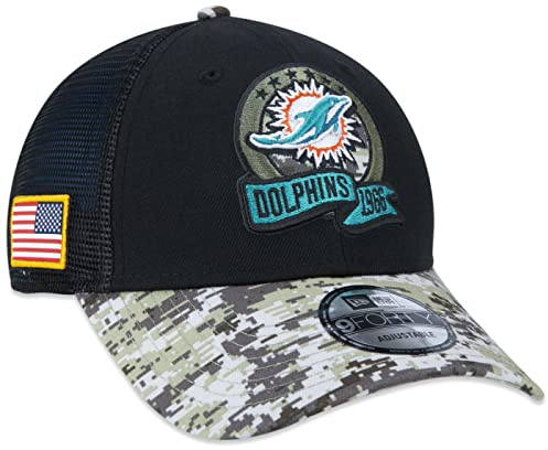 New Era 9Forty Cap Salute to Service Miami Dolphins
