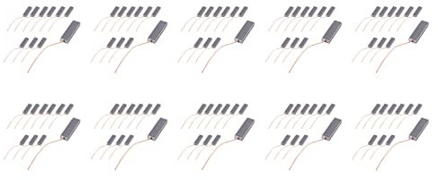 Escobillas de carbón para motor de 100 piezas, para tambor tipo lavadora, piezas 5 x 13,5 x 40 mm
