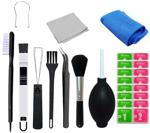 Kit Di Pulizia Della Tastiera - Strumento Rimuovere Coperchi Chiavi, Spazzola Pulitore Per Computer Portatile | Estrattore Tasti Spazzola Per La Pulizia Della Tastiera Multifunzionale Per Tastiera Del