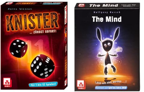 NSV - 4050 - KNISTER - Würfelspiel & 4059 - The Mind - Kartenspiel