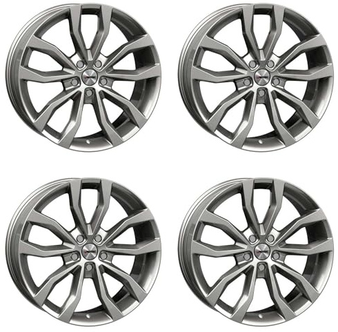4x AUTEC Felgen Alufelgen UTECA 9.0x20 ET40 5x112 Titansilber kompatibel mit Mercedes-Benz GLC E CLA C A GLA GLE S EQB EQA GLB GLB AMG