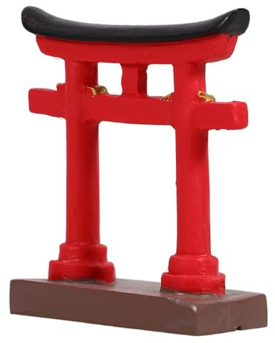Milisten Japanese Gate Garden Ornament Miniature Decoration for Landscape Aquarium and Garden Captivating Cultural Accent for Home Decor and Table Settings