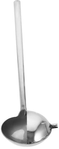 NAMOARLY Gravy Ladle Spoon Sauce Spoon Handle Practical Dressings Soup Pouring Utensil Stainless Steel for Home Restaurant Use Dishwasher Safe
