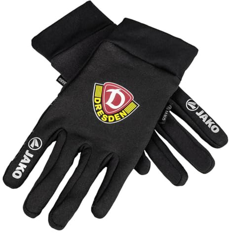 JAKO SG Dynamo Dresden Team Funktionshandschuhe Handschuhe (schwarz, 9)