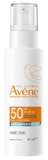 AVÈNE Sonnenpflege - Anti-Imperfection Fluid LSF 50+ - Schützt & mattiert - Mit TriAsorB™ & Monolaurin - Zieht in 1 Sek. ein - Reduziert Pickelmale - Wasserfest & Unsichtbar - Unreine Haut - 40 ml