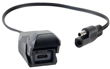 RIDERR USB-C Motorcycle Handlebar Charger - Charge your devices on the go
