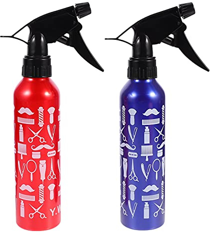 TOPPERFUN 2piezas Botellas De Spray Agua Pulverizador Para Cabello y Flores Compacto Duradero y Práctico Para Peluquería Hogar y Jardín Con Cabezal De Pulverización