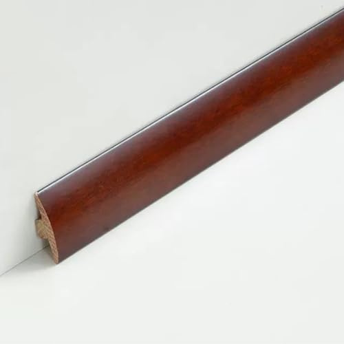 Wooden T Molding Trim Floor Transition Strip,Flooring Gaps Divider Strip Flat Cinch Seam Cover,Solid Wood Doorway Edge Trim 35inch Long(Color:P)