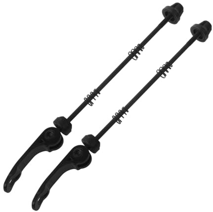 Supvox Fahrrad Schnellspanner Satz Vorder und Hinterrad Langlebiger Legierungs Schnellverschluss Diebstahlschutz Kompatibel für Mountainbike Motorrad Radnabe