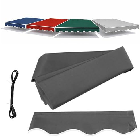 Toile Ombrage Exterieur pour Store Banne, Marquise Auvent de Rechange Imperméable, Store Enrouleur Tissu Remplacement sans Cadre pour Toile, Anti-UV Protection Patio Balcon Maison
