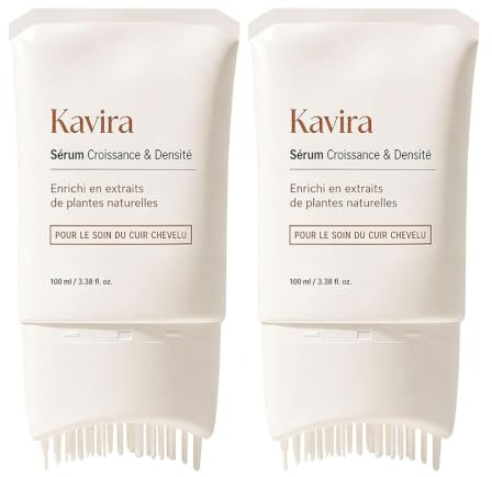 Sérum Capillaire Kavira, 2026 Kavira Cheveux, Stimule la Pousse & Reduit la Casse, Formule végétale pure 100ML (2 bâton)