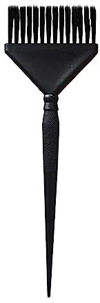 Fhtdhm Pinceles para Teñir El Cabello, Pincel para Teñir El Cabello, Pincel Grande Profesional, Cómodo, Antideslizante Y para Teñir en Casa O en El, negro