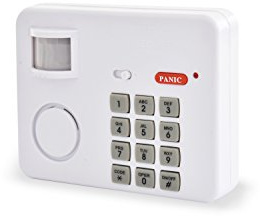 SCS Sentinel - SAL0045 - Kit Alarme sans Fil avec Sirène et Détecteur de Mouvement - Détection 100° et 5 m - Sirène, Clavier et Bouton Panique - Sécurité Maison - SafeAlarm