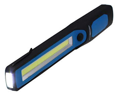 Ansmann LED Werkstattlampe mit 215 Lumen - Arbeitsleuchte kabellos, flexibel & magnetisch - 3W Funktionslampe - Arbeitslampe für Werkstatt, Auto & Notbeleuchtung WL250B Schwarz
