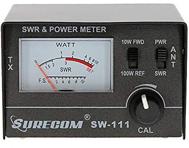 Mcbazel Surecom SW-111 100 Watt SWR/Power Meter for CB Radio Antenna