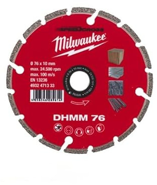 Disco de diamante multimaterial de 76mm