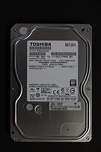 Toshiba DT01ACA100 - Hard disk SATA3 da 3,5, 7200 giri/min, 32 MB di cache (Ricondizionato)