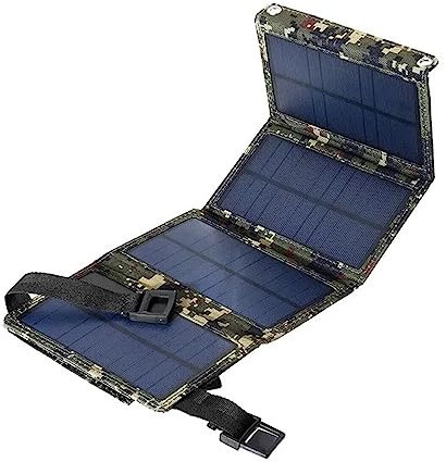 Pannello solare pieghevole Caricabatteria portatile Porta USB Banca di alimentazione esterna impermeabile for telefono PC Car RV Boat Camping Impermeabile e durevole ( Color : 44x16.5cm 160W Green )