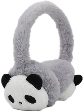 SJTJSPX Cache-Oreilles de Panda Couvre Oreilles Réglable Fille Garçon Protège-Oreilles Hiver de Ski Moto Voyage Chauffe-Oreilles Peluche Chaud Cache Oreilles Contre Le Froid Oreille Protect Doux
