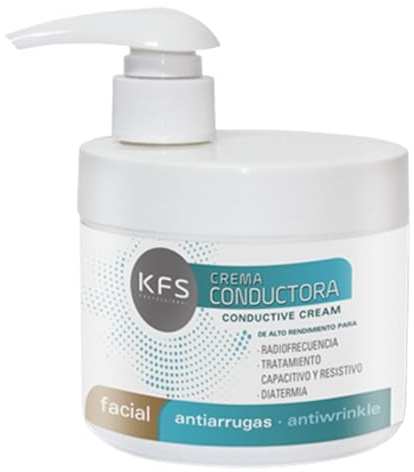 KFS | Crema Facial Radiofrecuencia Antiarrugas 500 ML | Diatermia | Capacitiva - Resistiva | Profesional