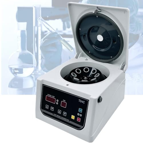 GAYAYAS Centrifugeuse de Laboratoire, 4000rpm, Micro-Centrifugeuse Électrique Machine Centrifuge Laboratoire Force Centrifuge Maximale de 2150xg Médicale Chimie