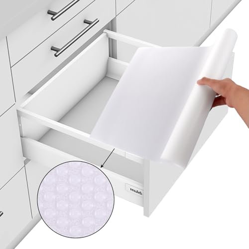 ASelected Tappetino protettivo per cassetti, 500 cm x 50 cm, resistente all'acqua e all'olio, per mobili da cucina, frigoriferi, dispense, scaffali