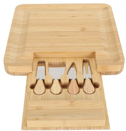Sunicon Käsetablett, Wurstbretter und Servierplatte für Fleisch, hohe Härte, hygienisch, geruchlos, multifunktionales Käse- und Fleischtablett für die Küche zu Hause (Regular Style)