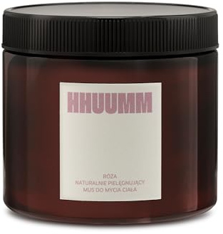 HHUUMM Natürliche Körperpflege Mus – Schaumfestiger Duschschaum Mango-Butter 200 ml Badepflege Mus Feuchtigkeitsspendend & Hautregeneration Muskatellersalbei-Extrakt (Rose)