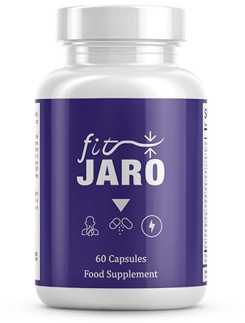 Fit Jaro 60 Capsules 1 Month Supply All Natural Ingredients. Fitjaro Metabolism Support Pills Food Supplement