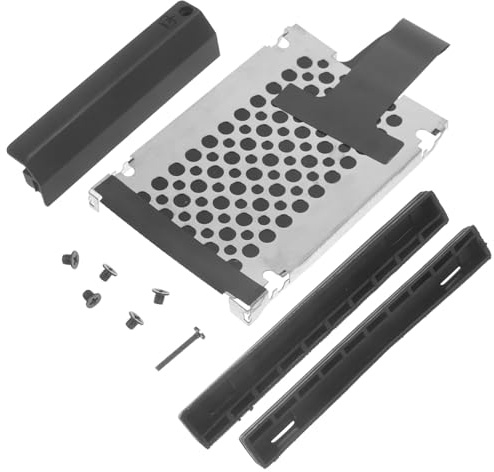 Homoyoyo Interner Festplattenhalter Adapter mit Gummischiene Vibrationsdämpfung für Ti Kompakter Leichter Einbaurahmen zur Einfachen Montage und Wartung
