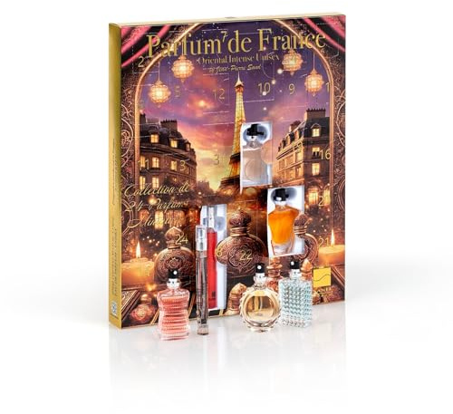 Jean-Pierre Sand - Parfum de France Edition Oriental Intense für Damen - 24 teiliger Parfüm Adventskalender - Beauty Geschenk vor Weihnachten 2025 (Unisex)