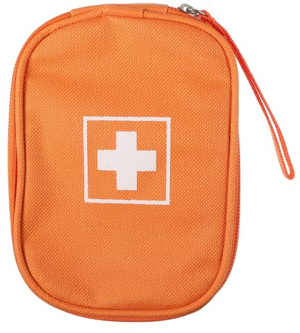 HONITANO Bolsa Médica Portátil Pequeña con Asa Organizador para Almacenamiento de Medicamentos Bolsa de Salud Ligera para Emergencias y Viajes al Aire