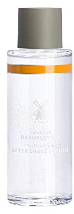 MÜHLE After Shave Lotion Sanddorn - für alle Hauttypen - 125 ml | Rasurlotion für alle Hauttypen, mit Sanddornöl und Hamamelis, regenerierend, beruhigend, für Damen und Herren
