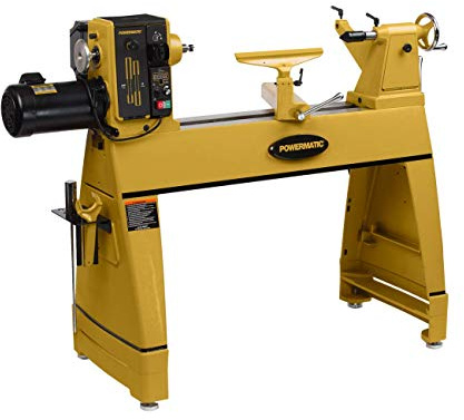 Powermatic 20 x 35 Variable Speed Woodworking Lathe, Reversible Wood Turning Machine, 2 HP, 220V 1Ph (3520C)