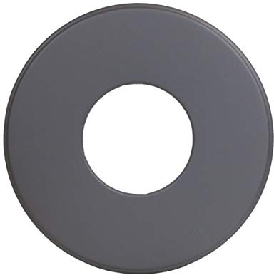 LANZZAS Ofenrohr Wand-Rosette mit 90 mm Rand - für den Durchmesser Ø 120 mm - Farbe: gussgrau - Rauchrohr Wandabdeckung
