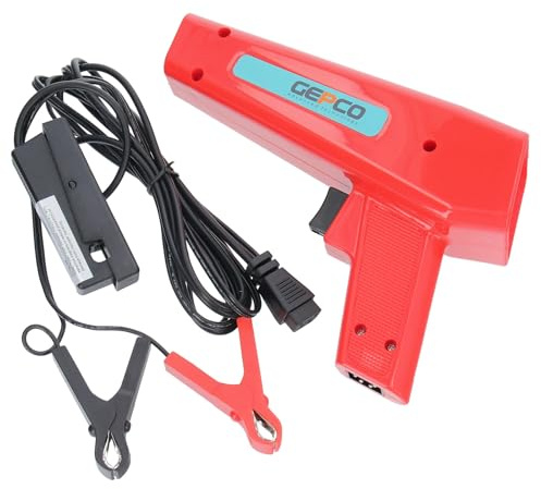 GEPCO Pistolet lumineux d'allumage - Pistolet flash - Outil de réglage - Lampe stroboscopique - 12 V/10 W - Outil de voiture professionnel universel - Véhicules à essence 12 V