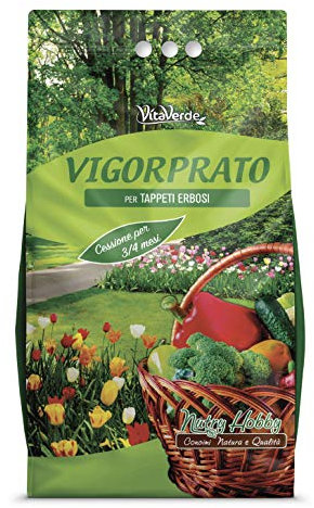 VIGORPRATO UNIVERSALE, concime per prati per tutto l'anno, kg 5, Vitaverde