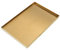 Plateau de Rangement Décoratif en Acier Inoxydable, Plateau Salle de Bain Plateau de Rangement en Métal Rectangle Doré, Vaisselle de Cuisine pour, Bijoux, Maquillage, Articles de Toilette