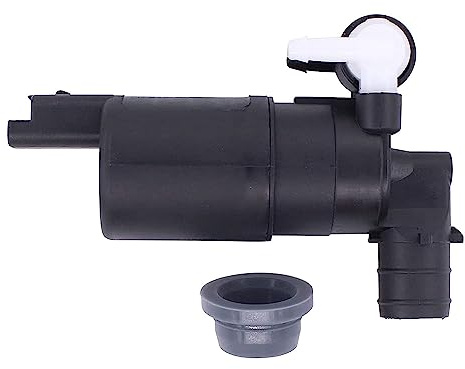 BMTick Windscreen Washer Dual Jet Pump Compatible with Nissan Qashqai J10 - Front and Rear Replacement Washer Pump - Windscreen Wipers & Parts